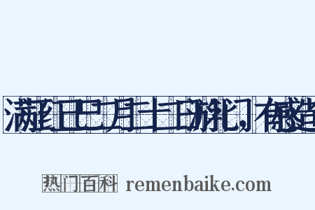 满江红己巳二月二十二日游北门，有感造句是什么意思的图片